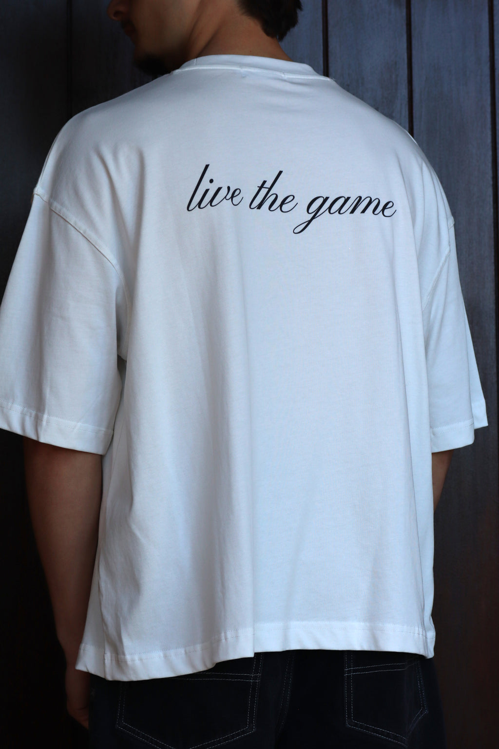 Live the Game - Boxy - White