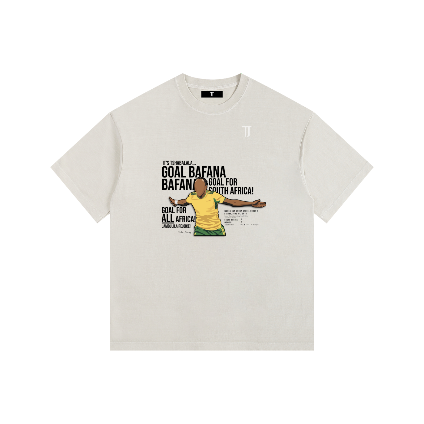 Bafana Bafana - Oversized Tee - Off-White
