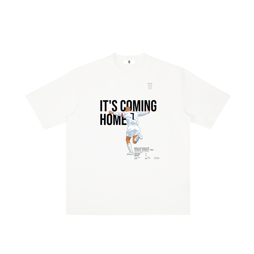 It's Coming Home! - Heavyweight Oversized - White