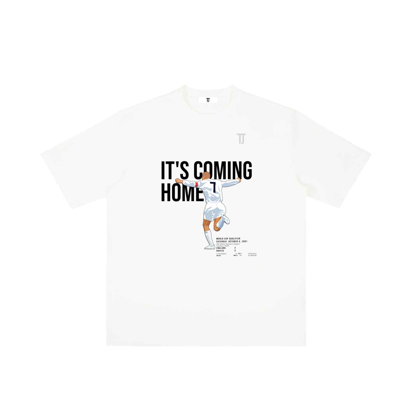 It's Coming Home! - Heavyweight Oversized - White