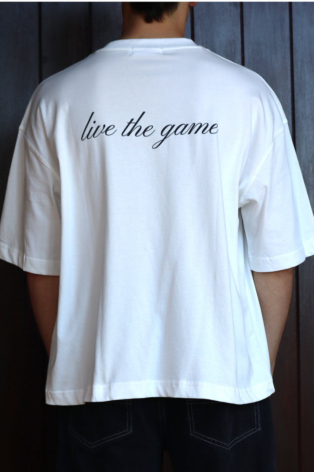 Live the Game - Boxy - White
