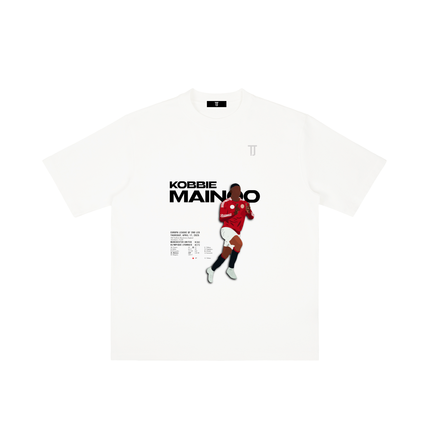 Kobbie - Heavyweight Oversized Drop Shoulder Tee - White