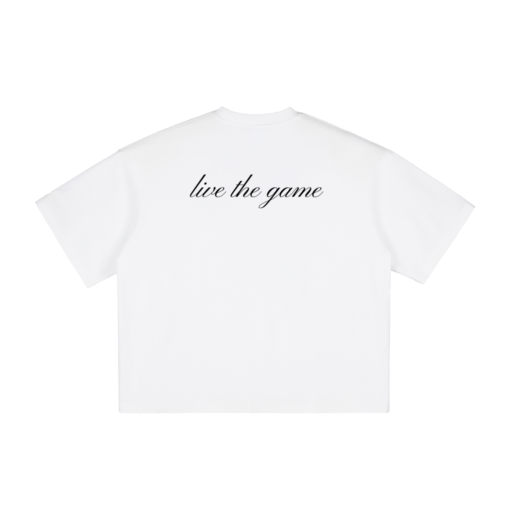 Live the Game - Boxy - White