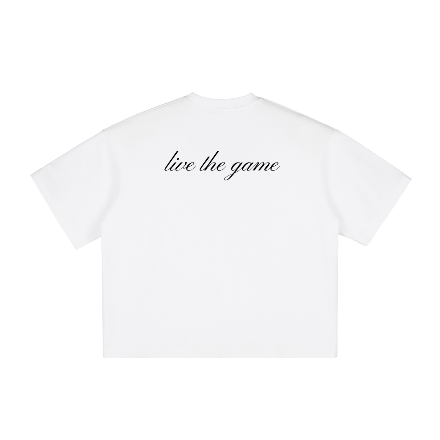 Live the Game - Boxy - White