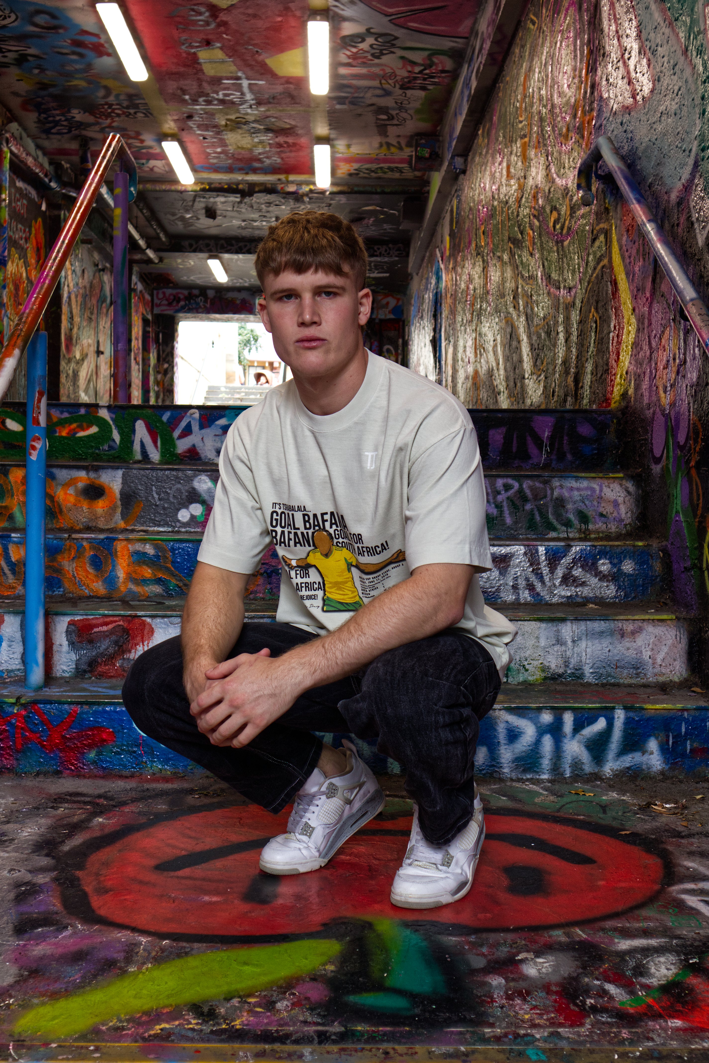 Bafana Bafana - Oversized Tee - Off-White