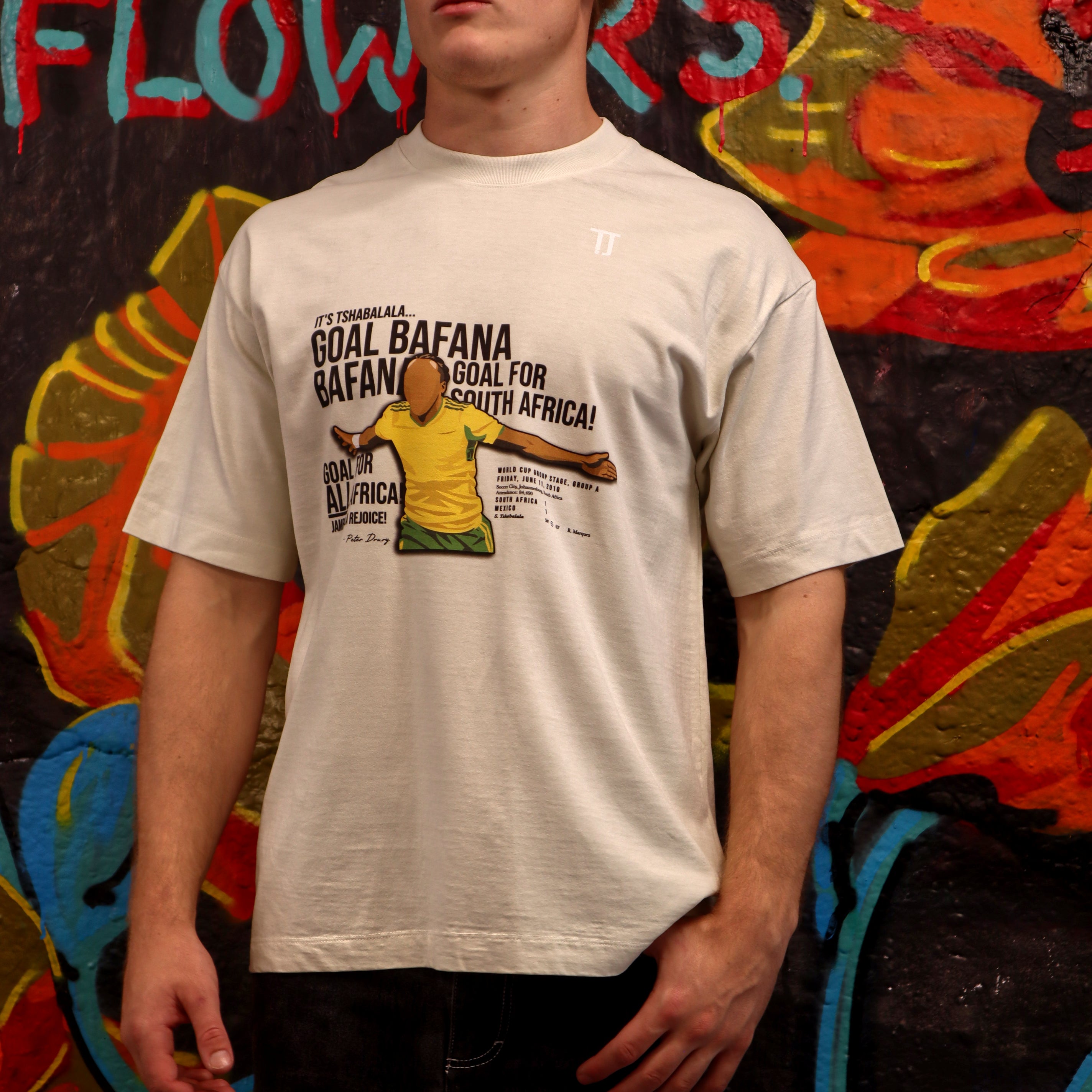 Bafana Bafana - Oversized Tee - Off-White