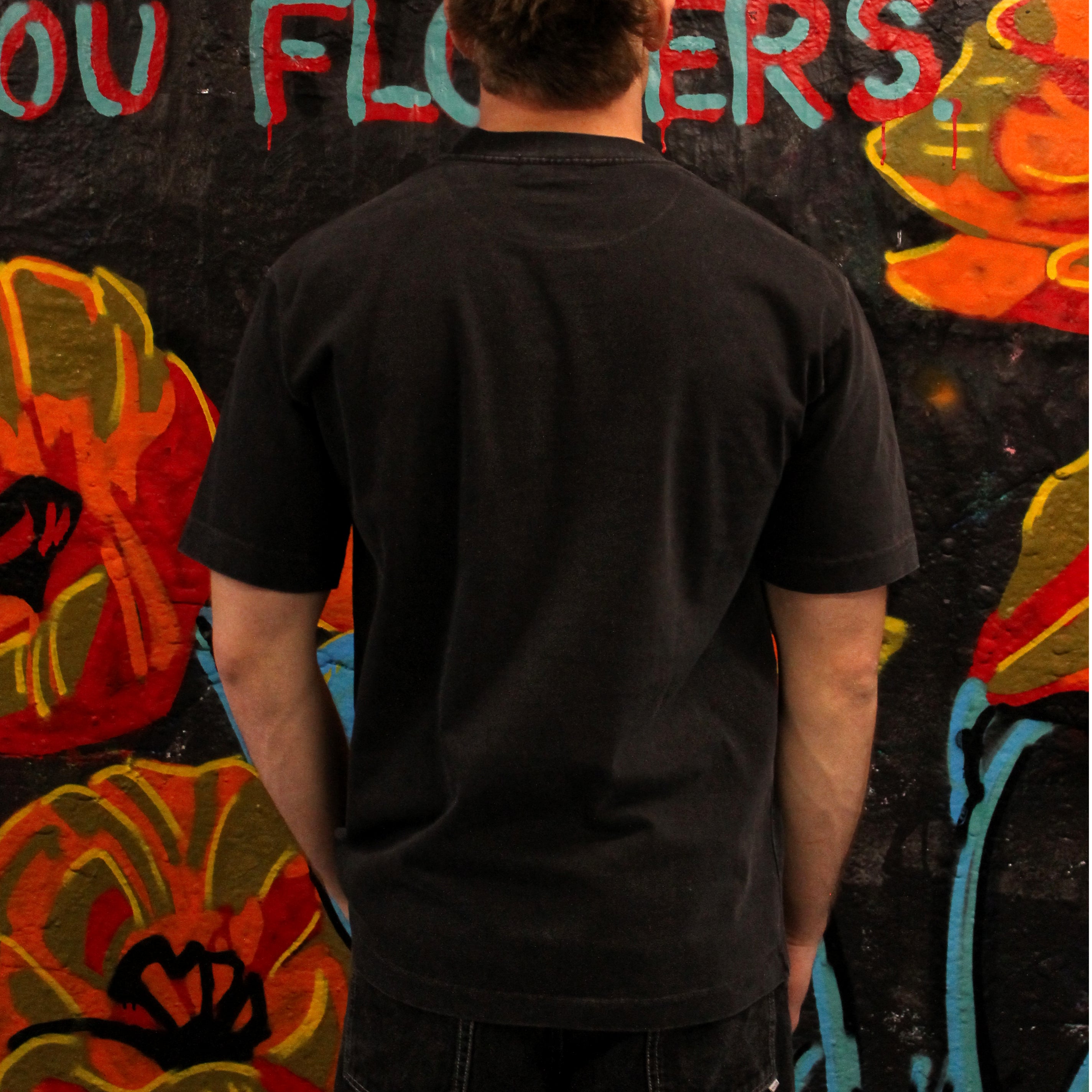 Reality - Heavyweight Oversized Drop Shoulder Tee - Washed Black