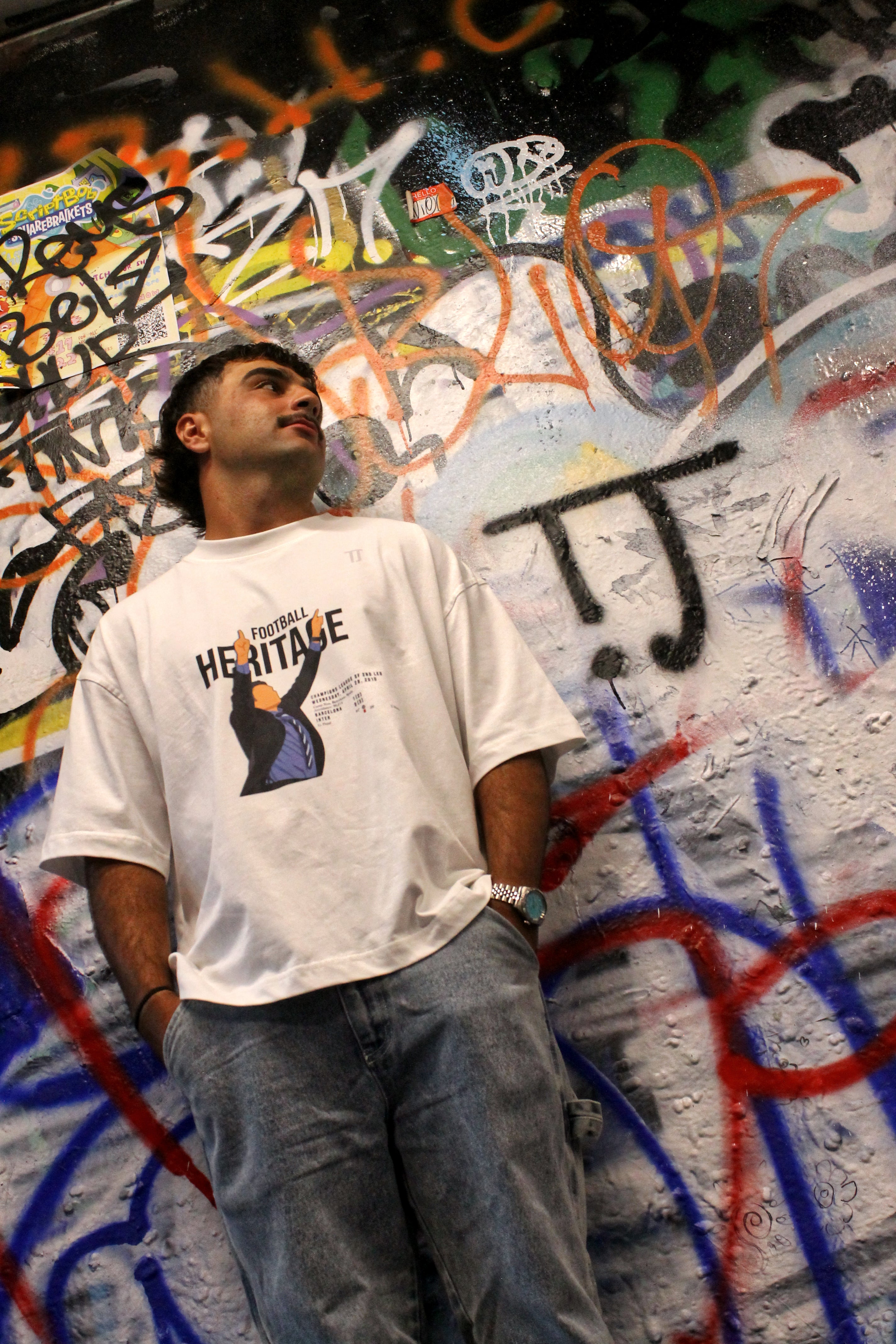 Football Heritage - Boxy Tee - White