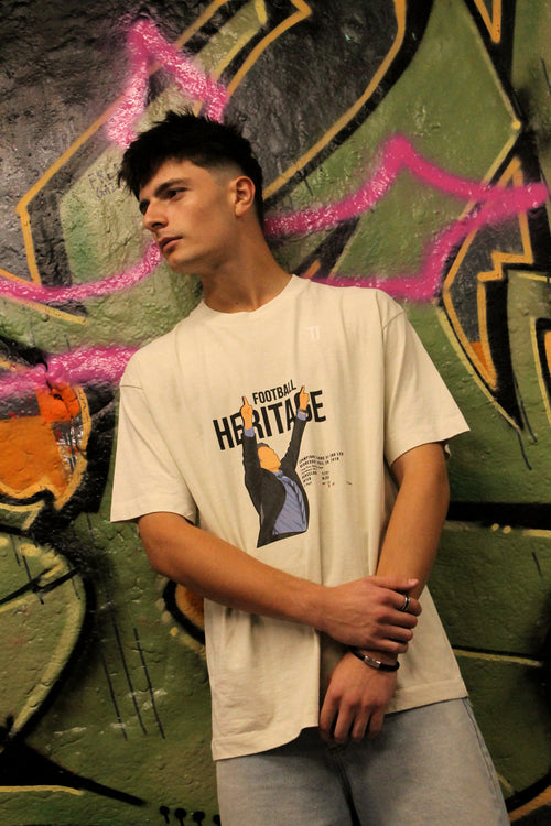 Football Heritage - Oversized Tee - Off-White