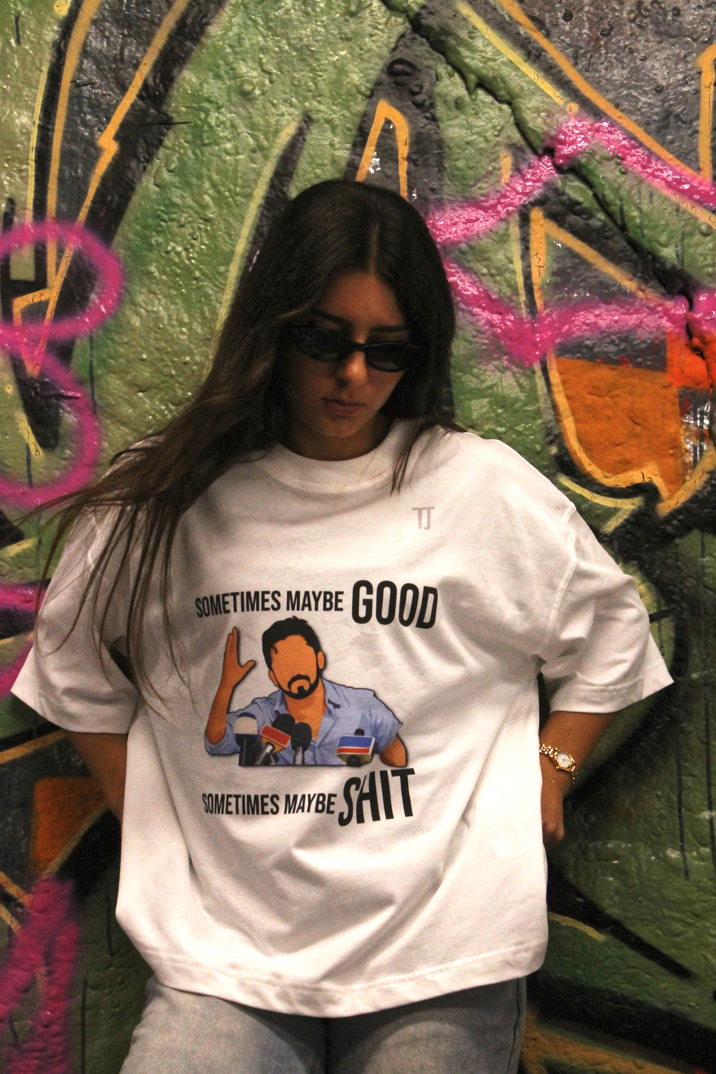 Reality - Boxy Tee - White