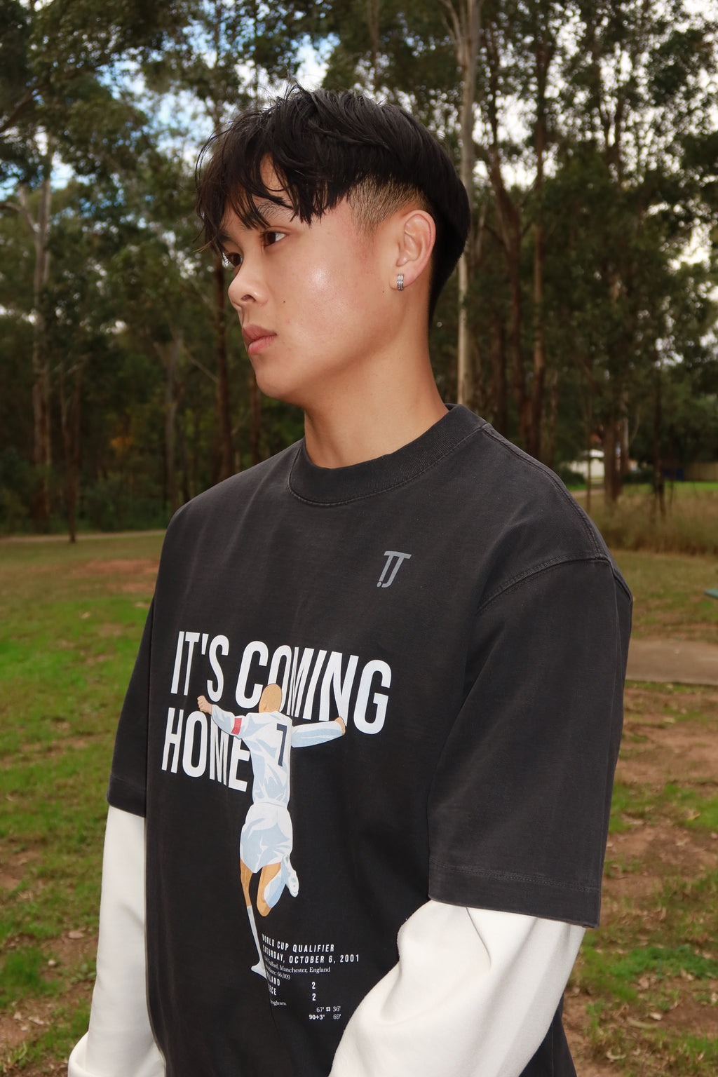 It's Coming Home! - Heavyweight Oversized - Black