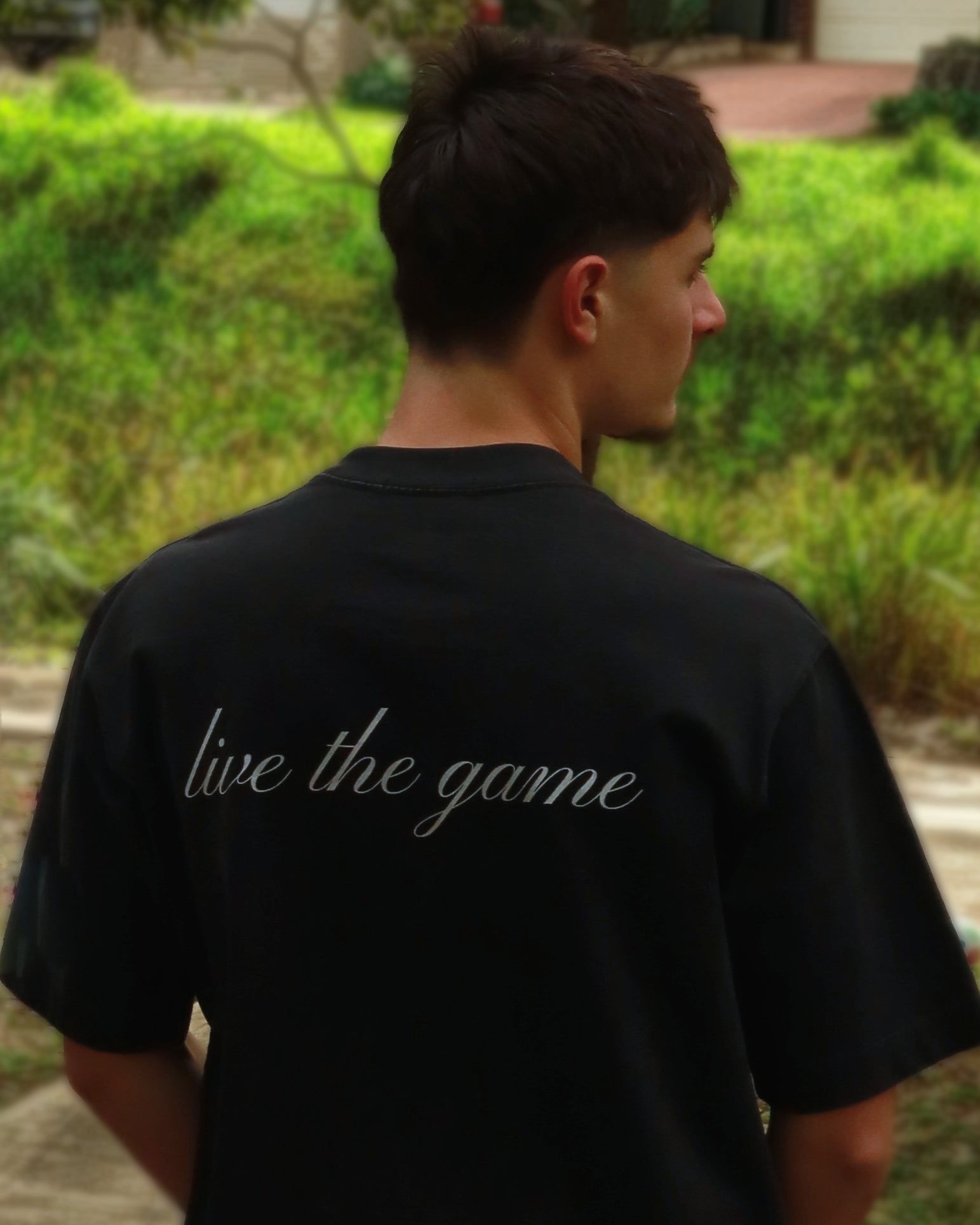 Live the Game - Heavyweight Oversized - Black