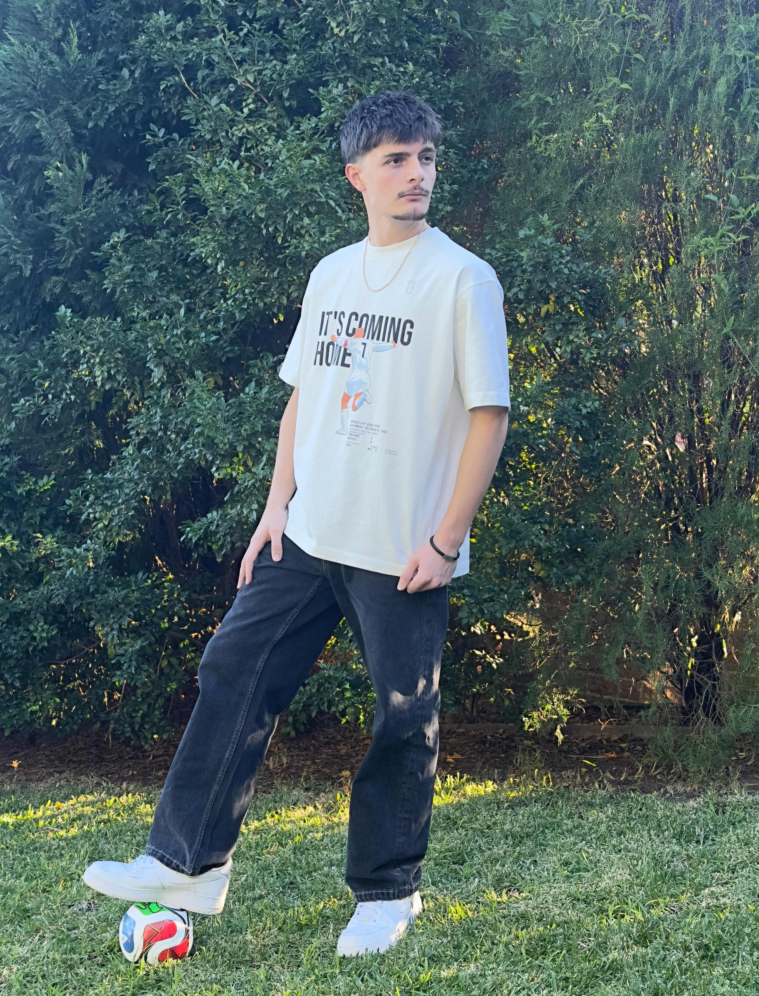 It's Coming Home! - Heavyweight Oversized - White