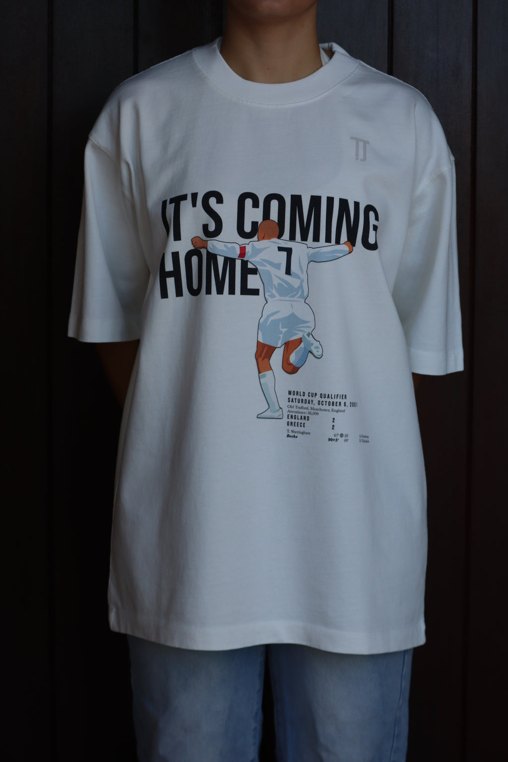 It's Coming Home! - Heavyweight Oversized - White