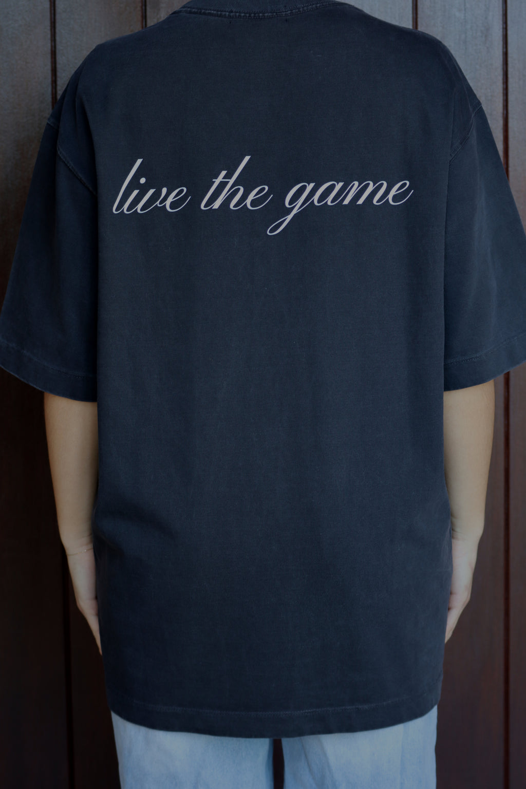 Live the Game - Heavyweight Oversized - Black