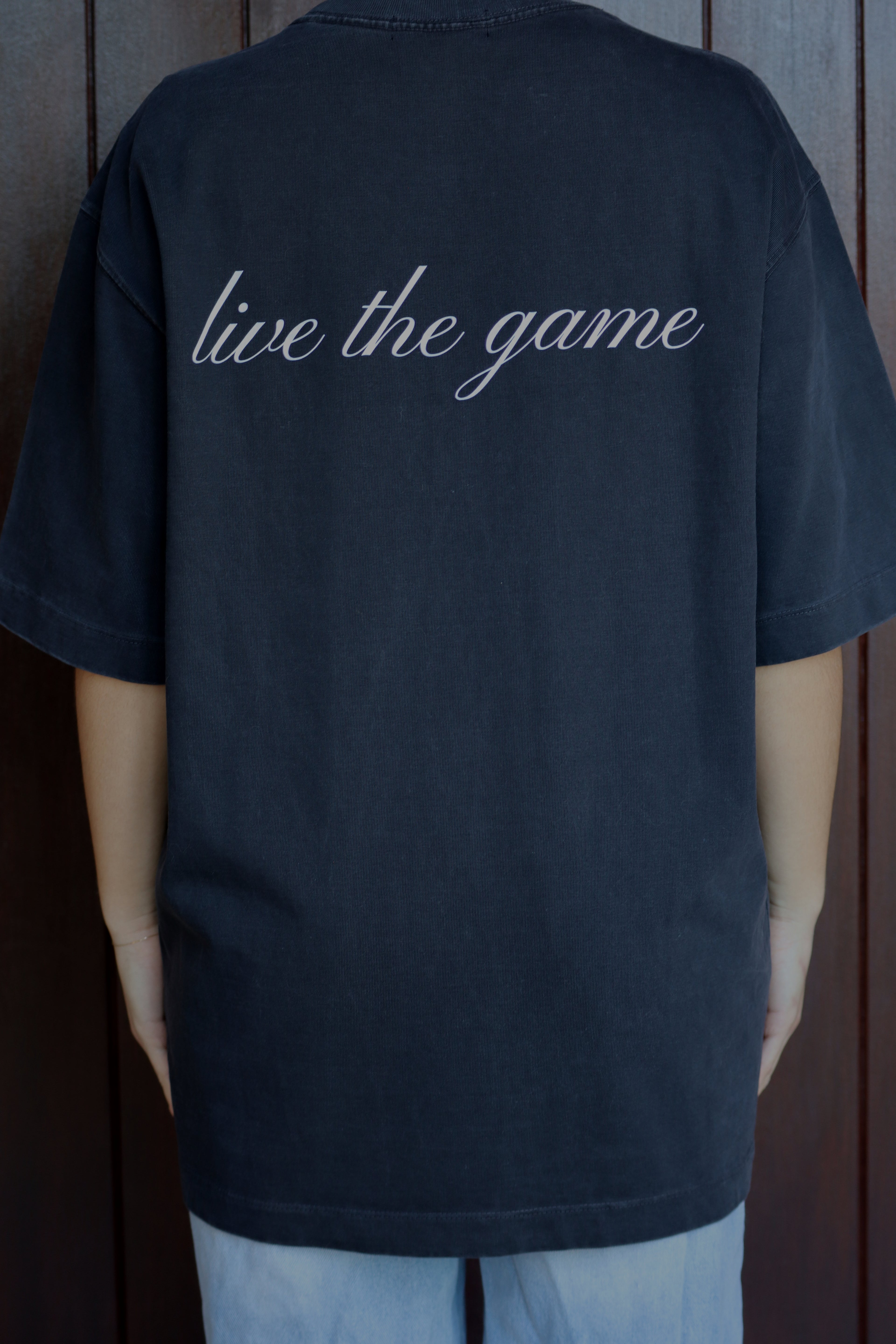 Live the Game - Heavyweight Oversized - Black