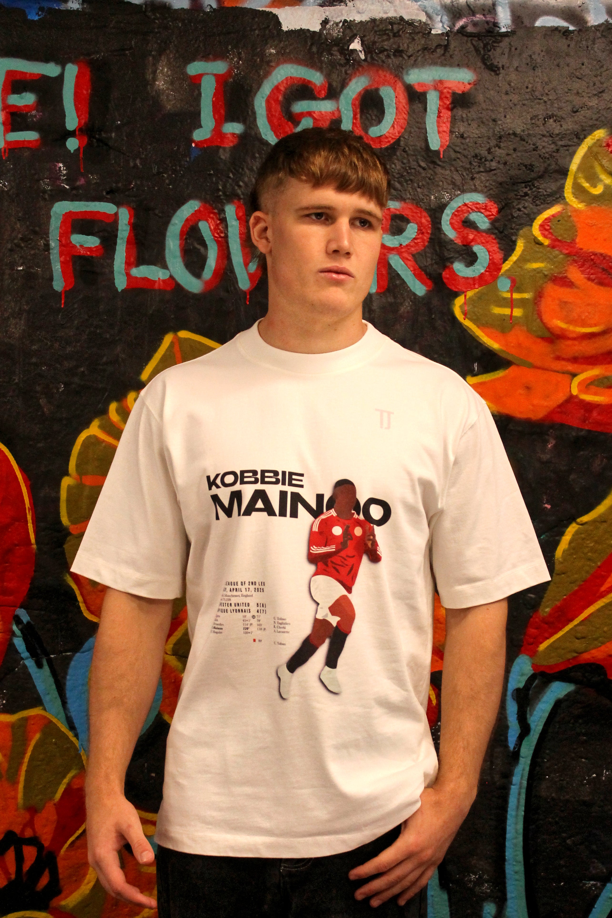 Kobbie - Heavyweight Oversized Drop Shoulder Tee - White