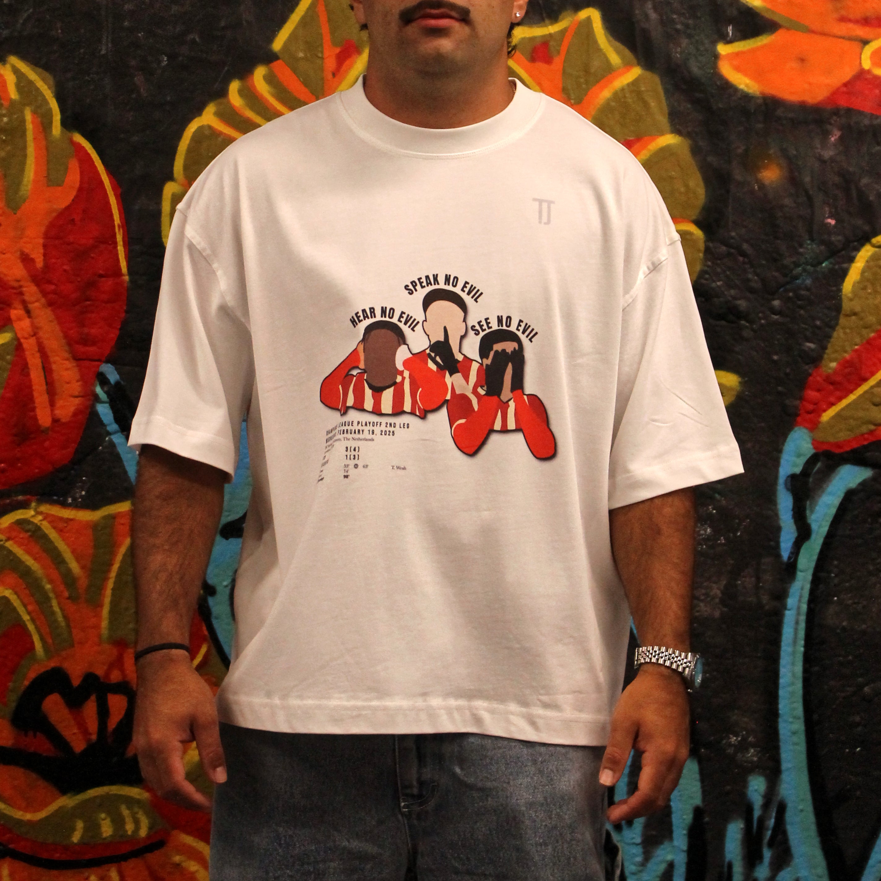 Three Wise Men - Boxy Tee - White