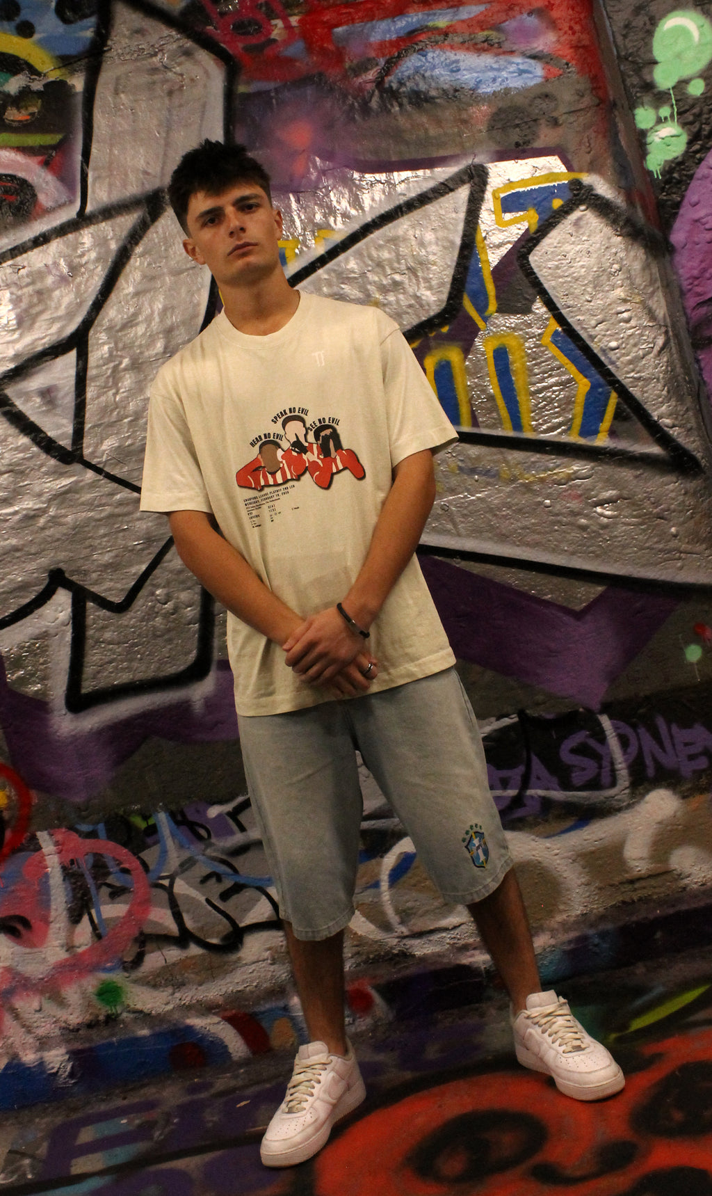 Three Wise Men - Oversized Tee - Off-White