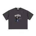 Football Heritage - Boxy Tee - Washed Black