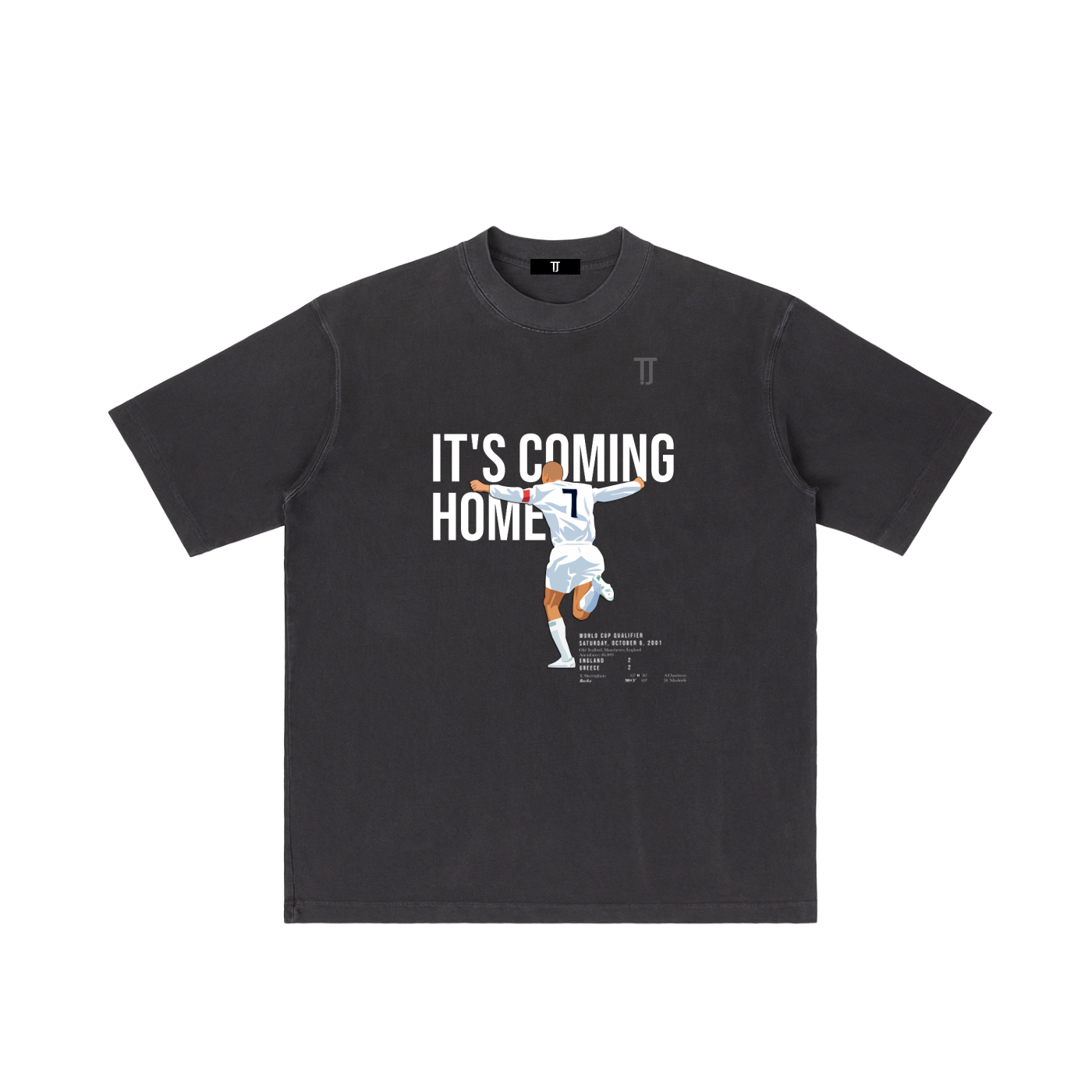 It's Coming Home! - Heavyweight Oversized - Black