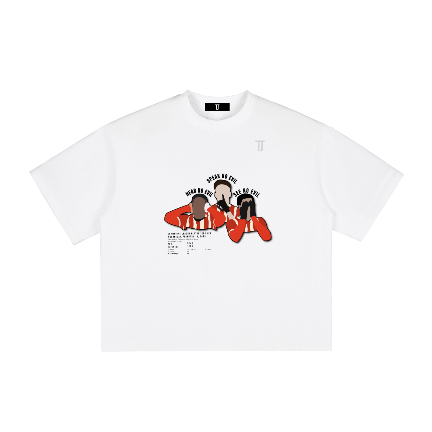 Three Wise Men - Boxy Tee - White